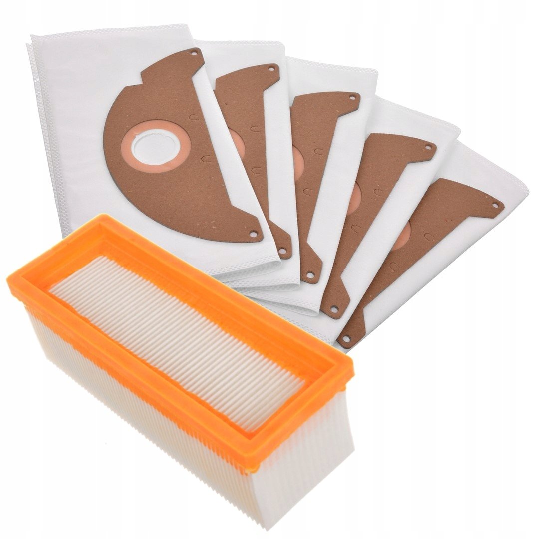 Lot 2 Filtres Lavables Compatibles Kärcher SE 2001, SE 3001, SE 5100, SE 6100, A2801 Plus – Pièces Rechange Aspirateur Laveur