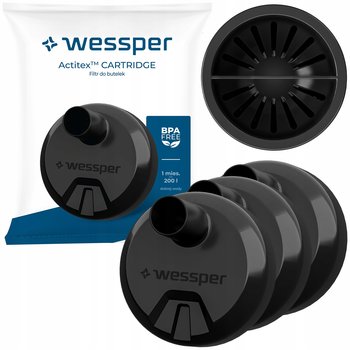 Filtr zamiennik do butelki Aquaphor City - Wessper Actitex CARTRIDGE - 3szt - Wessper
