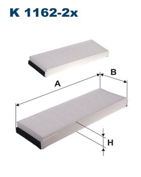 Filtron K 1162-2X Filtr Kabinowy - Filtron