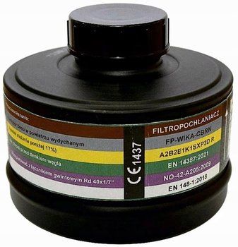 Filtropochłaniacz FP-WIKA-CBRN typ A2B2E1K1SXP3D/R - HJRG