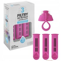 FILTRY DO BUTELKI DAFI SOFT i SOLID 3 SZT FLAMING + NAKRĘTKA Dafi