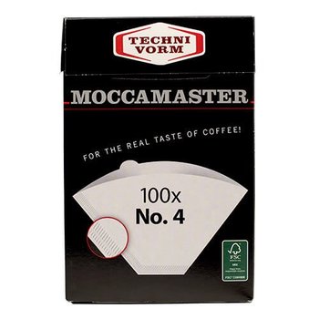 Filtry do kawy papierowe MOCCAMASTER nr 4, 100 szt. - Moccamaster