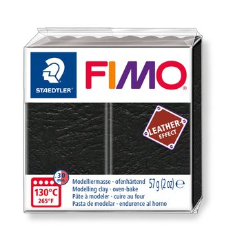 Fimo effect skóra, masa termoutwardzalna, czarny - Staedtler