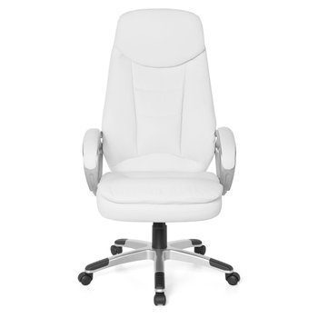 FineBuy Krzesło biurowe Creme Krzesło obrotowe - FineBuy
