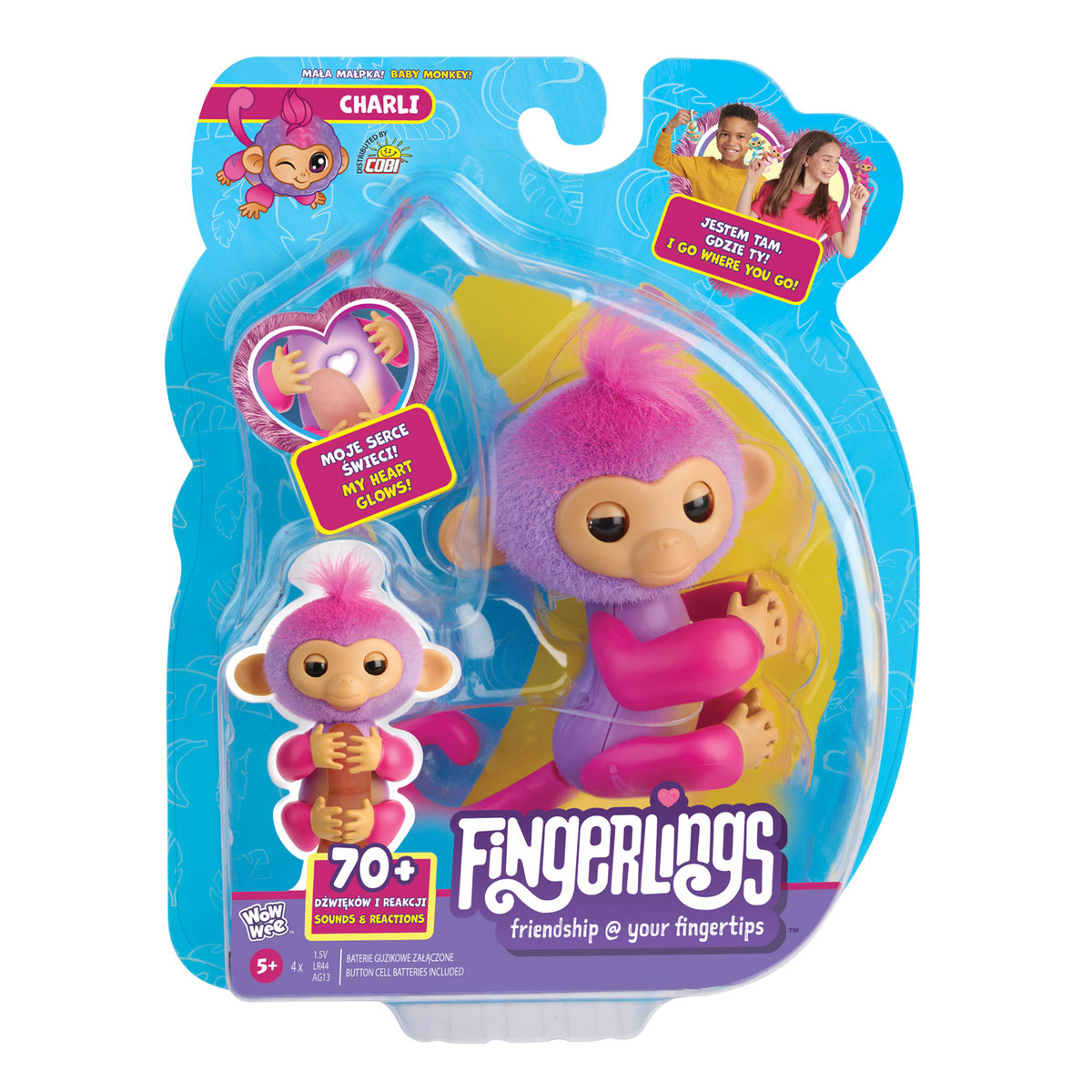 Fingerlings 2.0 Basic Monkey Purple – Charli - Fingerlings | Sklep ...