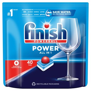 Finish Power Fresh Tabletki do mycia naczyń w zmywarce 640 g (40 sztuk) - Finish