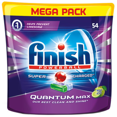FINISH Powerball Quantum Max Jabłko i limonka Tabletki do zmywarki, 54 ...