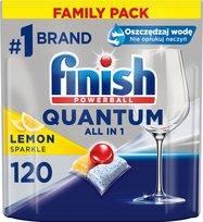 FINISH QUANTUM All in One Tabletki do zmywarki LEMON 120szt