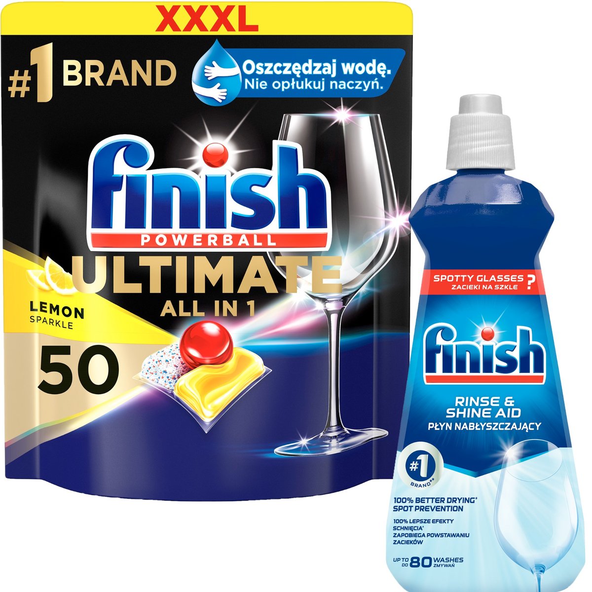 FINISH QUANTUM ULTIMATE LEMON KAPSUŁKI DO ZMYWARKI 50 SZT