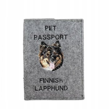 Fiński lapphund Haftowany pokrowiec na paszport - Inna marka