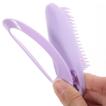 Fioletowy wałek spinka klips do podnoszenia włosów u nasady stylizacja włosów - edibazzar