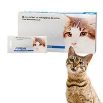 Fipron krople przeciw pchłom i kleszczom dla kota