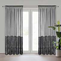 Firana Debora czarna 140x270 cm