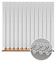 Firana Gotowa MALEZJA PROSTA 400x160 WOAL Firanka