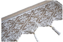 FIRANKI SZYDEŁKOWE Zazdrostki 30/100 Biała Firanka