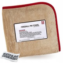 FIREBALL PIN TOWEL RED 72x95cm mega chłonny ręcznik z mikrofibry do auta