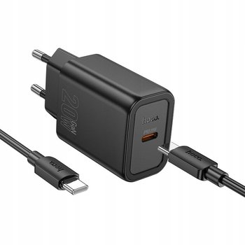 FIRMOWA ŁADOWARKA USB C FAST 20W TYPE C + KABEL USB C na TYPE-C HOCO - HOCO.