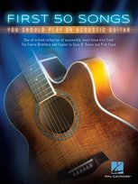 First 50 Songs You Should Play On Acoustic Guitar Gtr Bk Music Sales Limited