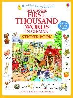 First Thousand Words in German Sticker Book - Amery Heather