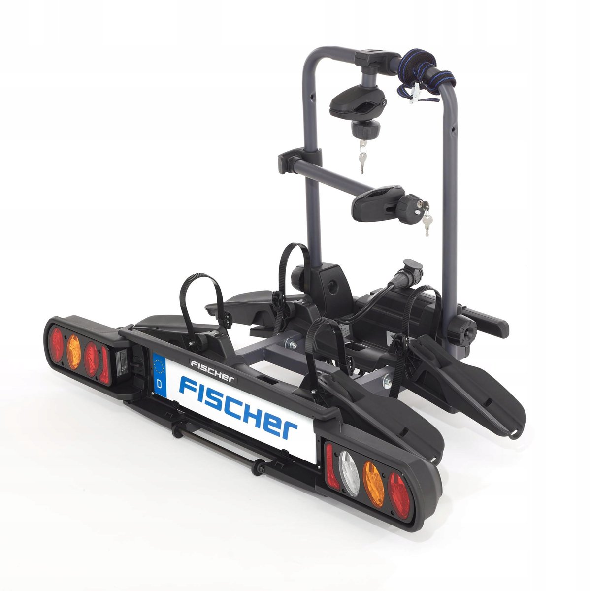 Fischer 126001 Bagażnik Na 2 Rowery max 60kg-Zdjęcie-0