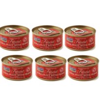 FISH4CATS Filet tuńczyka z krewetkami - mokra karma dla kota - 6x70g