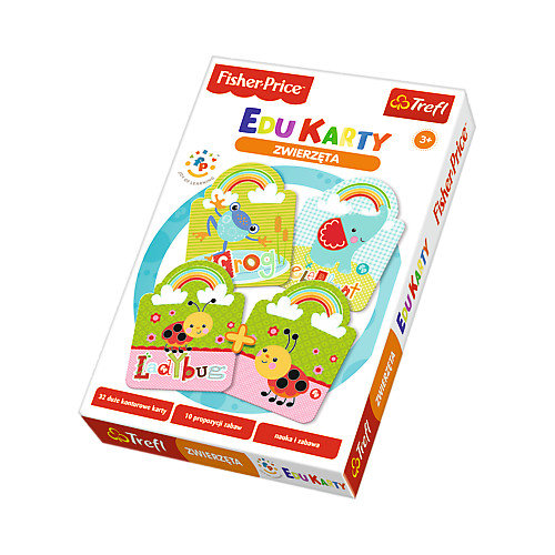 Fisher Price, EduKarty Zwierzęta, Trefl,