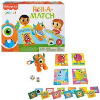 Fisher Price Gra towarzyska Potworkowe Memory, Mattel Games Mattel Games