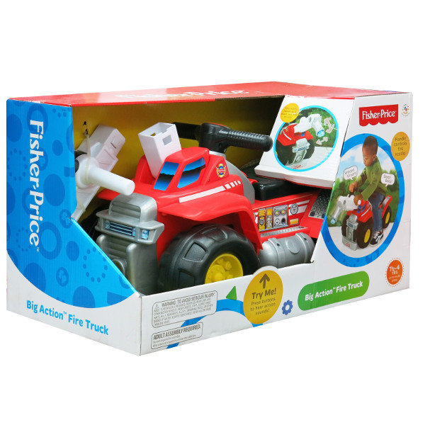 Fisher Price, jeździk Pojazd strażaka