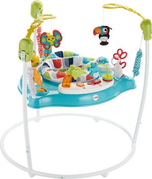 Fisher Price, kompaktowy skoczek z zabawkami, GWD42 - Fisher Price