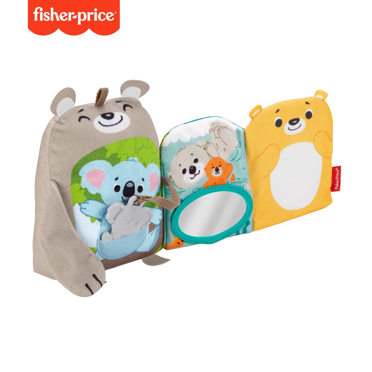 Fisher Price, książeczka Aktywizująca Miękkie Zwierzątka