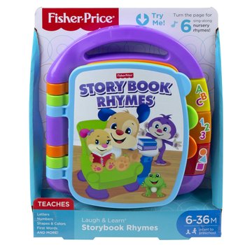 Fisher-Price, Książka z wierszykami, dla dzieci 6m+FRC70 - Fisher Price