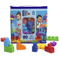 Fisher-Price Mega Bloks Klocki 80 elementów, Zabawka konstrukcyjna dla dzieci 1+ DCH63