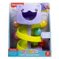 Fisher-Price Pets Kocia wieża Centrum zabaw dla dzieci, Edukacyjna zabawka dla niemowląt 9 mies.+ HTW92