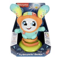 Fisher-Price Taneczny DJ, Interaktywna edukacyjna zabawka muzyczna dla dzieci 9 mies.+ HND41