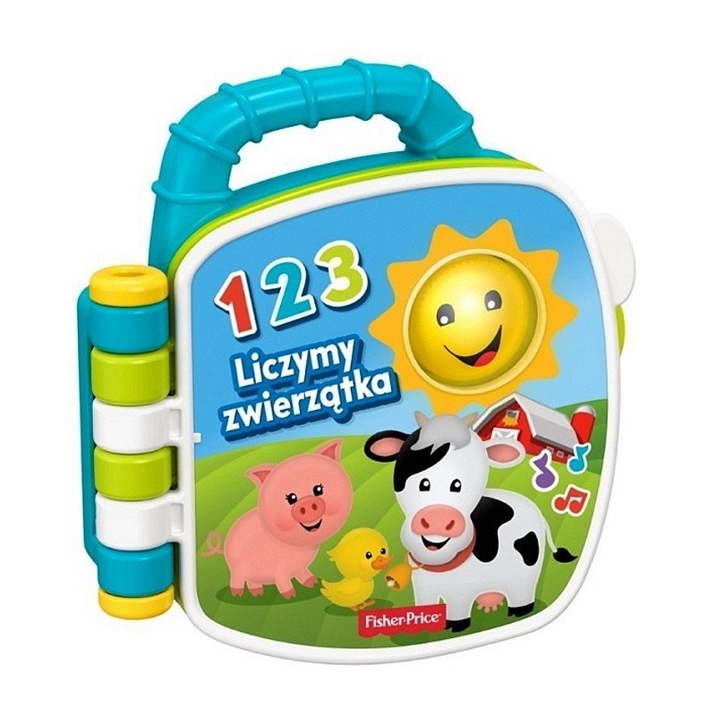Fisher Price, Ucz się i śmiej!- Książeczka Liczymy zwierzątka, GFP31