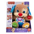 Fisher-Price „Ucz się i śmiej!” Poziomy Nauki Szczeniaczek Uczniaczek, Interaktywna zabawka edukacyjna, Polska wersja językowa, dla dzieci 6 mies.+ FPM71&nbsp;-&nbsp;Fisher Price