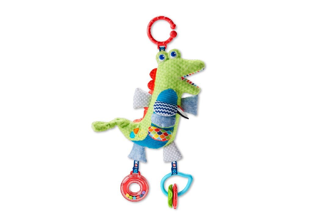 Fisher Price, zawieszka do wózka Krokodylek