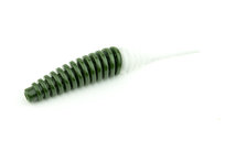 FISHUP TANTA 2" # 140 DARK OLIVE WHITE 1 SZTUKA FishUp