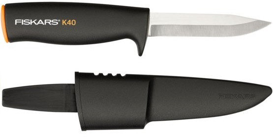 FISKARS, Nóż Uniwersal.225 mm Ostrz.100 mm Plastik.Kabura K40[1001622], FS125860