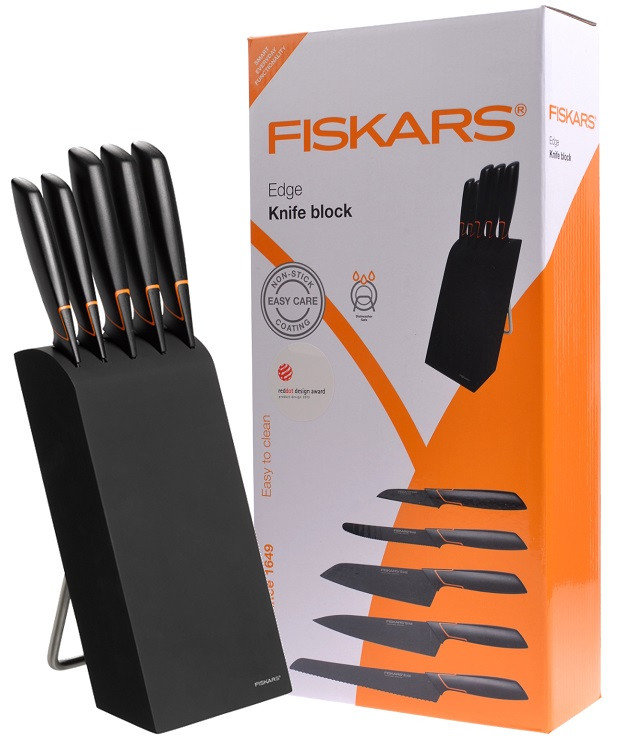 Fiskars Zestaw Noży W Bloku 1003099 (5 El.) Edge