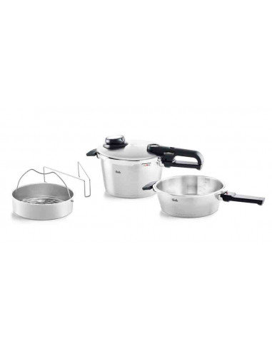 FISSLER Fissler - Zestaw Szybkowarów 2,5L+4,5L Vitavit Premium S4