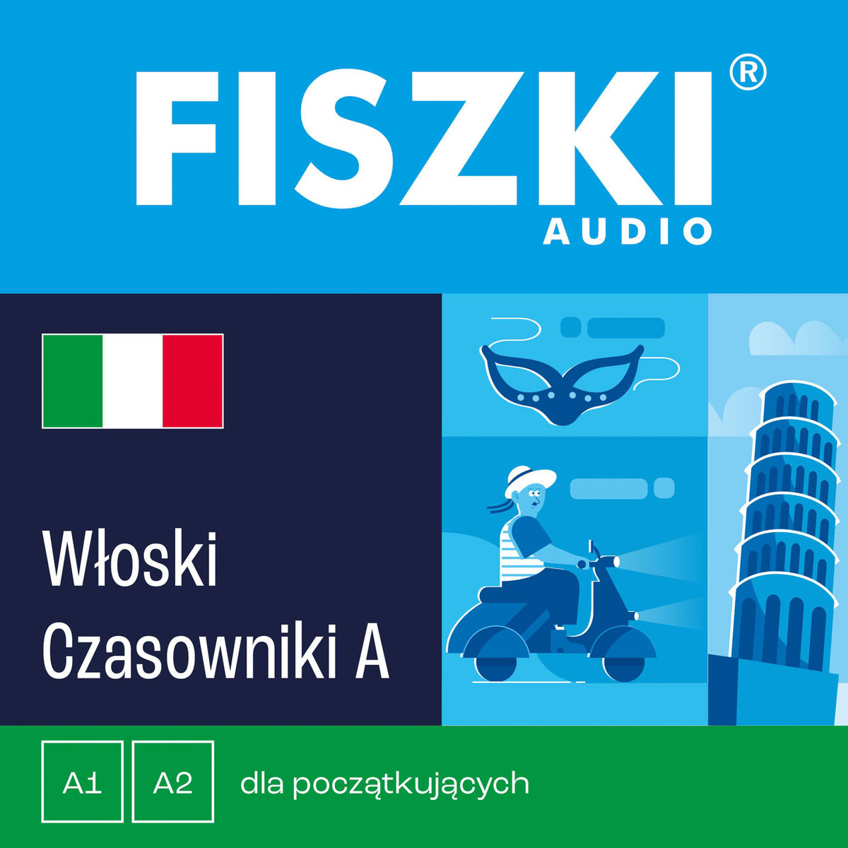 FISZKI audio – włoski – Czasowniki dla początkujących - audiobook