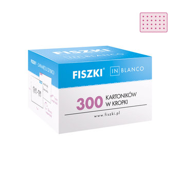 Fiszki in blanco – 300 sztuk – kartoniki w kropki (truskawkowe) - Opracowanie zbiorowe
