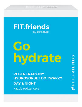 FIT.Friends, Go hydrate, regeneracyjny hydrosorbet do twarzy na dzień na noc, 50 ml - FIT.friends