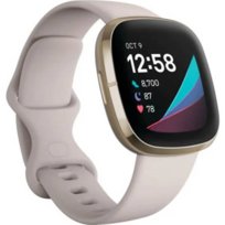 Fitbit, Smartwatch, Sense, Pale, yellow gold/porcelain white