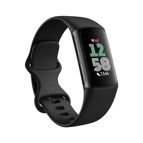 Fitbit Tracker Charge 6 - Monitor Aktywności Dla Dorosłych Uniseks Z 7-Dniową Baterią, Wodoodpornością I Wieloma Funkcjami