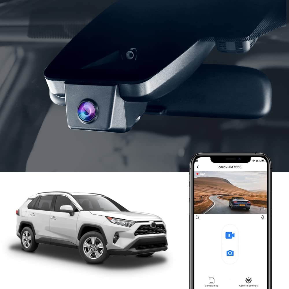 Fitcamx Dashcam 4K Per Honda Civic 2016-2021 E Insight 2019-2022 - Design OEM Integrato, WiFi, Sensore G, 64GB Inclusa, Plug & Play