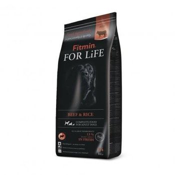 Fitmin For Life Adult Beef & Rice 14kg nowy smak - Fitmin