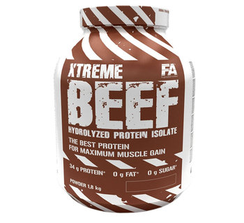 Fitness Authority, Odżywka białkowa, Xtreme Beef Protein, truskawka,1800 g - FA Xtreme