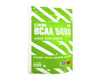 Fitness Authority, Suplement aminokwasowy, Xtreme BCAA 5000, 800 g, malinowy - Fitness Authority